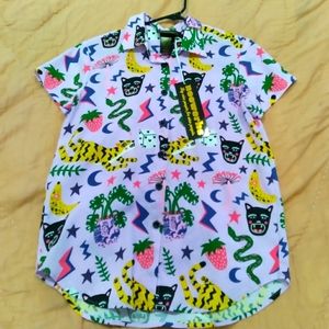 Nooworks Joyce Top in Hastings Print